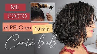 CORTE DE PELO MÃ‰TODO CURLY  CORTE CABELLO RIZADO BOB MIDI  JOANA PATIKAS [upl. by Gerek]