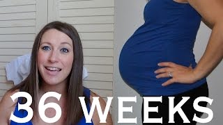 36 Weeks Pregnant with Baby 3  Day of Contractions Baby Dropping mrsH617 [upl. by Jr]