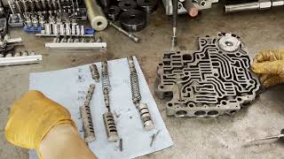 TH350C Valve Body Disassembly [upl. by Oeram842]