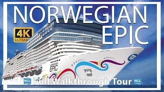 Norwegian Epic  Full Walkthrough Ship Tour  Port Canaveral quotOrlandoquot  4K Insider Look  Amazing [upl. by Horick]