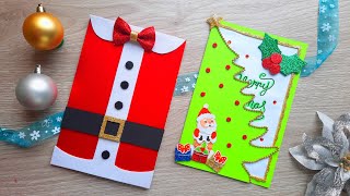 5 HERMOSAS TARJETAS DE NAVIDAD PARA DAR DE REGALO  FELICITACION O INVITACIÓN [upl. by Egroj864]