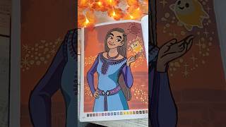 Coloriages mysteres  Best of Heroines page 89 Wish Asha disney coloring [upl. by Ahter]