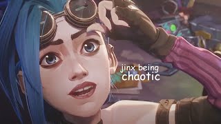 jinx being chaotic for 4 minutes straight [upl. by Pufahl]