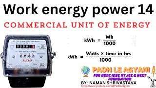 Class 9 Physics Commercial Unit of Energy  Work Energy and Power 14 [upl. by Scibert]