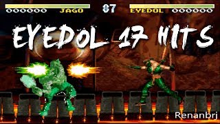 Eyedol 17 hits Killer Combo  KI SNES [upl. by Netti]