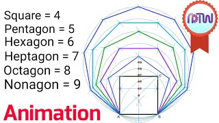 How to draw all polygons draw all polygons easily [upl. by Neddie]