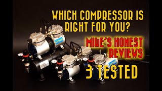 Which Airbrush Compressor is right for you A no nonsense Shootout [upl. by Nawuj]