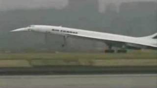 Concorde landing at Hong Kong Kai Tak Airportavi [upl. by Jonah]