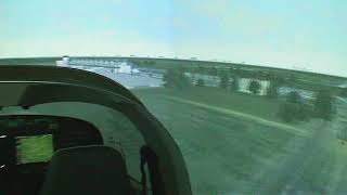 Incredible Simulated Flight in a Frasca DA40 Flight Training Device [upl. by Rattan]