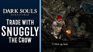 FREE TWINKLING TITANITE How To Trade with Snuggly The Crow  Dark Souls Remastered [upl. by Sascha359]