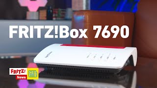 FRITZBox 7690  FRITZ News [upl. by Annairdna]