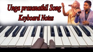 Unga prasanathil song keyboard notes [upl. by Mcnalley]