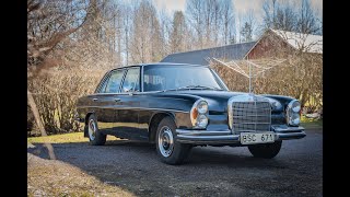 MERCEDES BENZ 280 SEL årsmodell 1972 Tyskland [upl. by Gottuard]