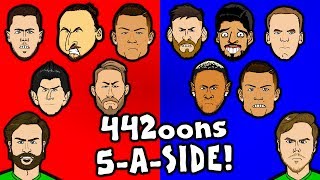 ⚽️442oons 5ASIDE⚽️ Feat Ronaldo Messi Suarez Neymar Stobbart and Dunscombe [upl. by Anaerda536]