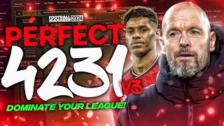 FM24 PERFECT 4231 V3 97 WIN RATE  FM24 Tactics  Football Manager 2024 Tactics [upl. by Niotna]