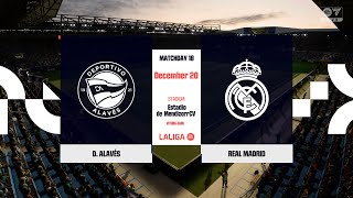 DALAVES vs REAL MADRID Day18 La Liga [upl. by Cosimo]