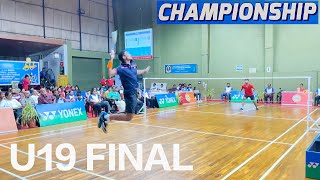 U19 SINGLES FINAL  AMAN SURESH VS ABHISHEK  YONEXSUNRISE KERALA BADMINTON CHAMPIONSHIP 2023 [upl. by Hamid]