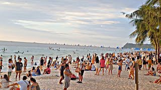 This is BORACAY White Beach on February 24 2024 Groto to Station 3 Wala Talaga Pagbago Daming Tao [upl. by Aika]