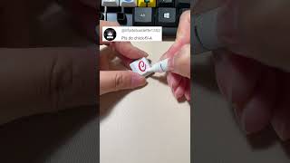 Drawing ChickfilA logo on the keyboard shorts diy art tiktok trending [upl. by Yblocaj626]