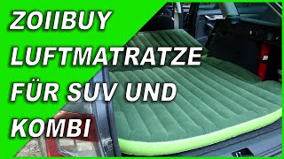 Schlafen im Kombi mit SUV Luftmatratze 🛌Skoda Octavia 3  Schlafen im Auto [upl. by Farhi683]