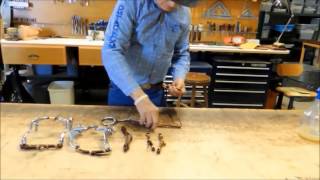 Dennis Moreland Tack How to Attach Curbs and Bit Hobbles [upl. by Dej]