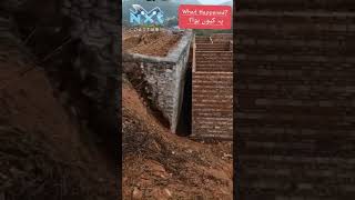 Foundation Collapse during construction nxtcoatings siteinsights shortvideos viralvideo shorts [upl. by Idyh]