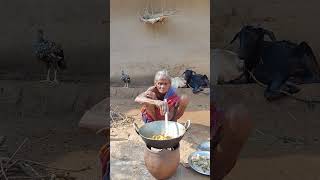 102 year old widow grandma cooking CHICKEN SPARE PARTS THE TRADITIONAL LIFE [upl. by Oivlis546]