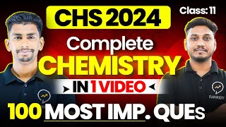 CHS 2024  Top 100 mcqs marathon  Class 11th  math amp Bio   Chemistry  Kunal Pandey  chs2024 [upl. by Pleione]