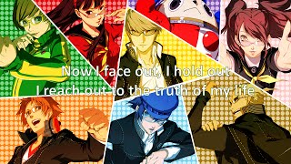 Persona 4 Reincarnation Reach Out To The Truth Lyrics [upl. by Aitra]