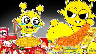 SPRUNKI Animation  SIMON Pregnant amp Baby SIMON Convenience Store Food  ASMR Mukbang [upl. by Weylin]