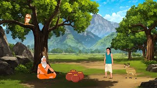 चार रूपये का तकदीर  Hindi Story  Hindi Kahaniya  Moral Story  Cartoon Story  Diwana Toons [upl. by Goetz]