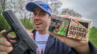 Hornady Critical Duty vs Critical Defense Whats The Difference [upl. by Artined]