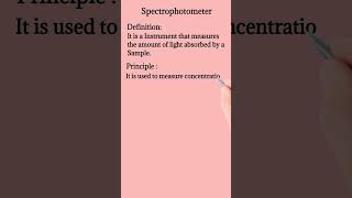 Spectrophotometer  Analytical Technique in Pharmacy  Pharmaceutical Analysis  Medi Queries [upl. by Omolhs]