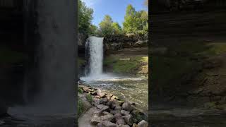 Chasing waterfalls Minnehaha Park Minneapolis Minnesota September 2024 [upl. by Ynogoham]