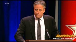 John Stewart  Bill OReilly Take Down  THE DEBATE [upl. by Eelan]