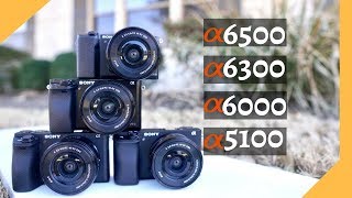 Sony A5100 vs A6000 vs A6300 vs A6500 A Buying Guide [upl. by Karlis338]