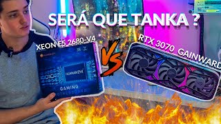 Kit Xeon E52680 V4 VS RTX 3070 Até Onde ele Aguenta  😈🥵 [upl. by Ainna]