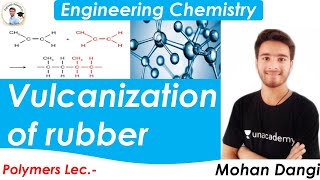 Vulcanisation of rubber  Polymer  rubber  engineering chemistry  Mohan Dangi  valcanised rubber [upl. by Nosiaj]