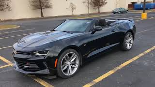 2018 Camaro Convertible Review [upl. by Snej]