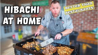 How to Cook Hibachi on a Blackstone  Secrets Revealed [upl. by Annmaria]