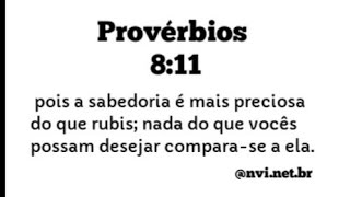 PROVÉRBIOS 811 [upl. by Farrand]