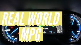 2021 Toyota RAV4 real world MPG [upl. by Eenet]