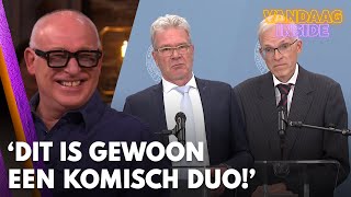 Vandaag Insidetafel gaat stuk om nieuwe informateurs Dit is gewoon een komisch duo [upl. by Winterbottom]