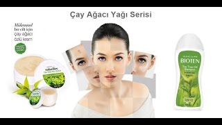 Huncalife Çay Ağacı Yağı Özlü Serisi  Tea Tree Oil Cream Soap Shampoo Series [upl. by Redep]