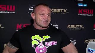 Mariusz Pudzianowski czuje respekt przed Bombardierem quotBędę musiał uciekaćquot  KSW 59 [upl. by Turley4]