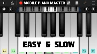 Dekha Ek Khawab ToSlow amp EasyPiano TutorialPiano KeyboardPiano LessonsPiano Musiclearn piano [upl. by Eisej]