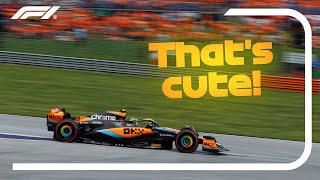 Landos Cuteness And the Best Team Radio  2023 Austrian Grand Prix  Paramount [upl. by Phedra]