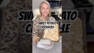 SWEET POTATO CASSEROLE THANKSGIVING sweetpotatocasserole thanksgivingrecipes thanksgivingdinner [upl. by Alyahsal]