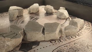 An ancient marble map of Rome unveiled [upl. by Wilburt]