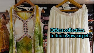 very👌 level offer dresses👗 collection in Sowcarpet 🤑 offer dress video [upl. by Esemaj854]